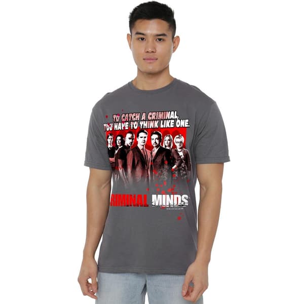 Criminal Minds Herr Tänk Som En T-Shirt M Kolgrå Charcoal M