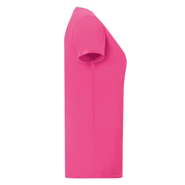 Fruit of the Loom Dam/Kvinnors Ikoniska T-shirt M Fuchsia Fuchsia M