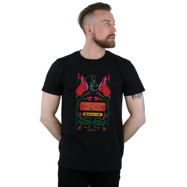 Fantastiska vidunder Mänskliga köttätande träd T-shirt 4XL Svart Black 4XL