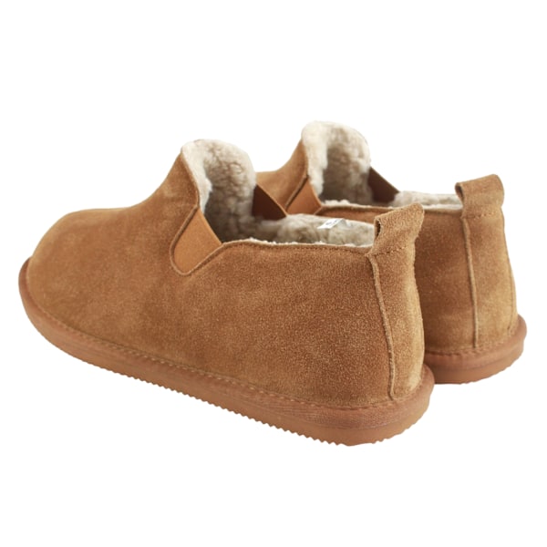 Eastern Counties Leather Herr David Mocka Hårdsula Toffel Boo Chestnut 7 UK