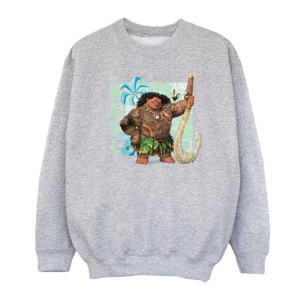 Disney Herr Moana Maui Sweatshirt S Sports Grey Sports Grey S
