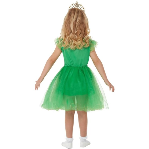 Smiffys Flickor Deluxe Fé Glitter St Patricks Day Kostymset Green 10-12 Years