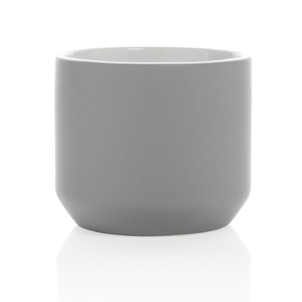 XD Collection Modern Keramisk Mugg 350ml En Storlek Grå Grey One Size