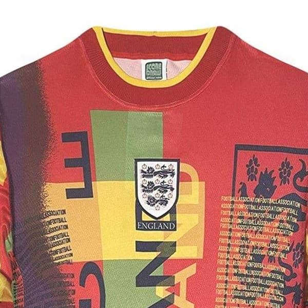 Score Draw Herr 1996 England FA Crew Neck Tröja M Röd/Blå Red/Blue M
