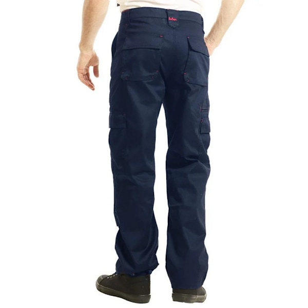 Lee Cooper Arbetsbyxor med Många Fickor för Män 40S Marinblå Navy Blue 40S