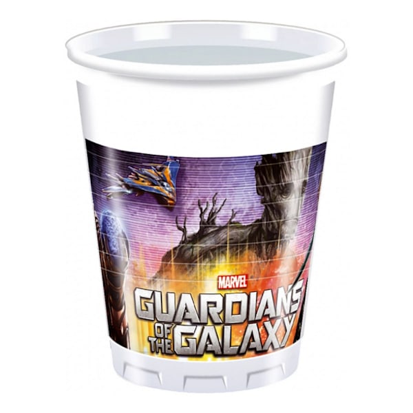 Guardians Of The Galaxy Plast 200ml Party Cup (Förpackning om 8) En Multicoloured One Size