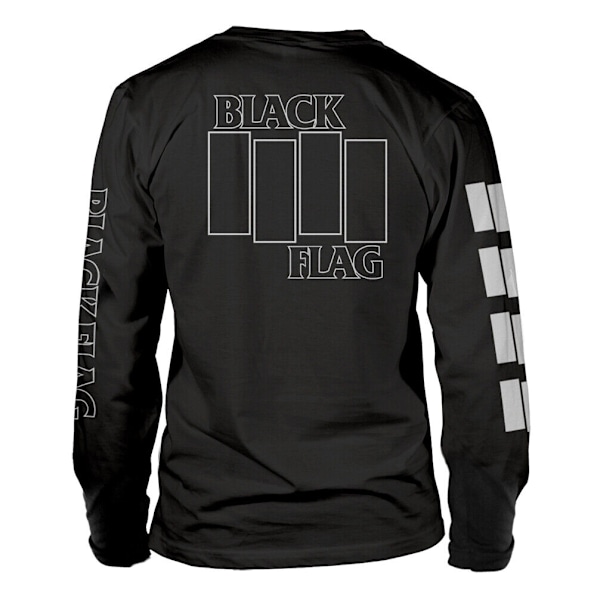 Black Flag Unisex Adult Logo Long-Sleeved T-Shirt XL Svart Black XL