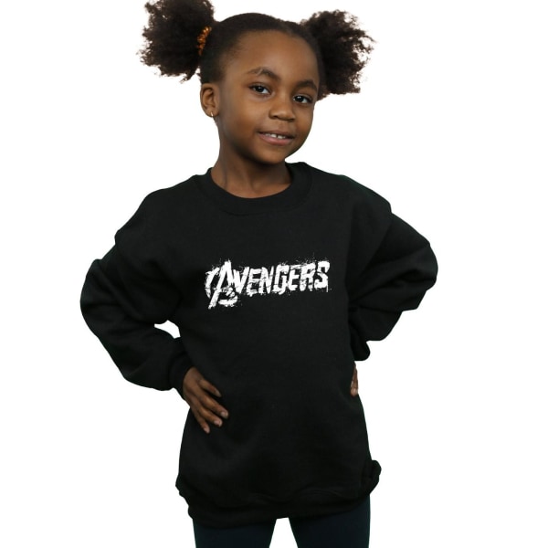 Avengers Girls Sweatshirt 7-8 år Vit White 7-8 Years