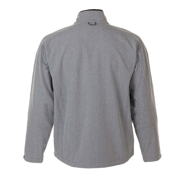 SOLS Herr Relax Soft Shell Jacka (Andningsbar, Vindtät Och Vattenavvisande) Grey Marl L