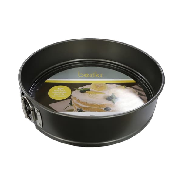 Basiks Non-Stick Springform Bakform 25cm Svart Black 10in