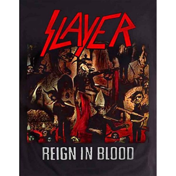 Slayer Unisex Adult Reign In Blood T-Shirt M Svart Black M