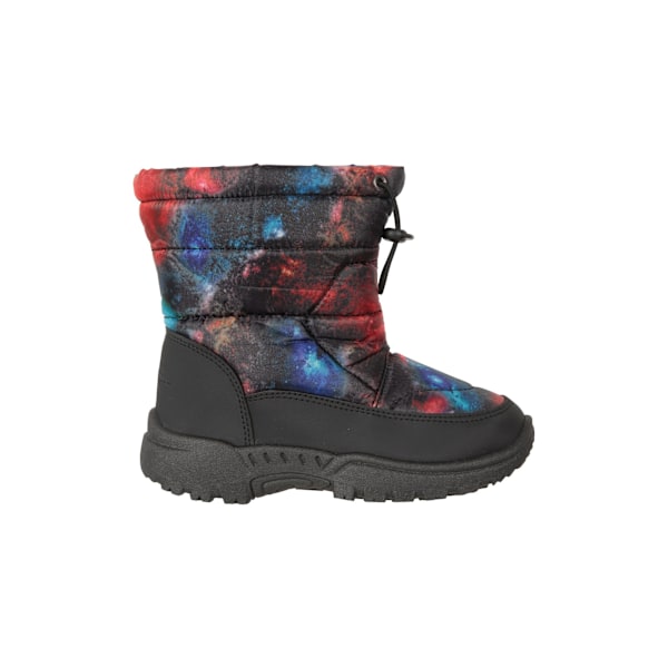 Mountain Warehouse Toddler Caribou Adaptive Tie Dye Snow Boots Jet Black 9 UK Child