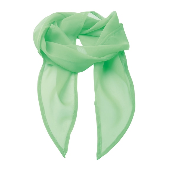 Premier Unisex Adult Colors Chiffong Scarf One Size Äppelgrön Apple Green One Size