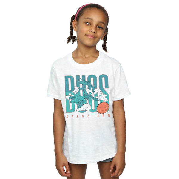 Space Jam: A New Legacy Girls Balling Bugs Alt Bomull T-shirt 9 White 9-11 Years