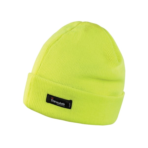 Result Unisex Lätt Termisk Vinter Thinsulate Mössa (3M 40g Fluoresent Yellow One Size