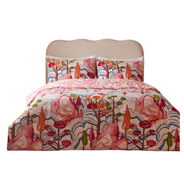 Furn Terra Nova Vändbart Påslakanset Dubbel Multi Multicoloured Double