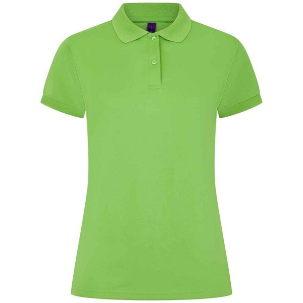 Henbury Dam/Dam Piqué Pikétröja XS Limegrön Lime Green XS