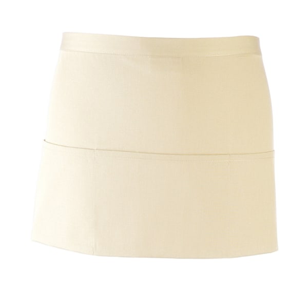 Premier Colours 3-fickor kort förkläde One Size Natural Natural One Size