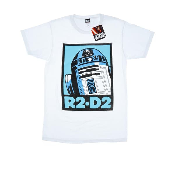 Star Wars Herr R2-D2 Affisch T-shirt L Vit White L