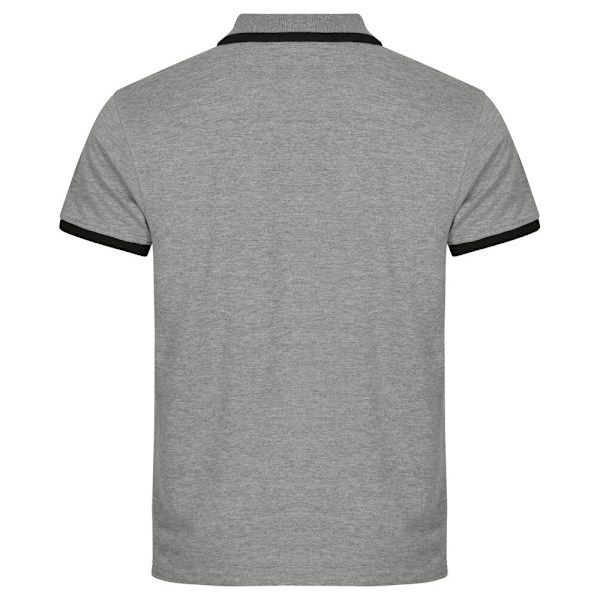 Clique Austin Pikétröja för män L Gråmelerad Grey Melange L