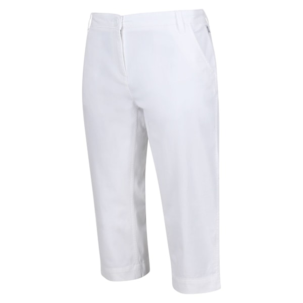 Regatta Dam/Kvinnor Bayletta Capri Byxor 12 UK R Vit White 12 UK R