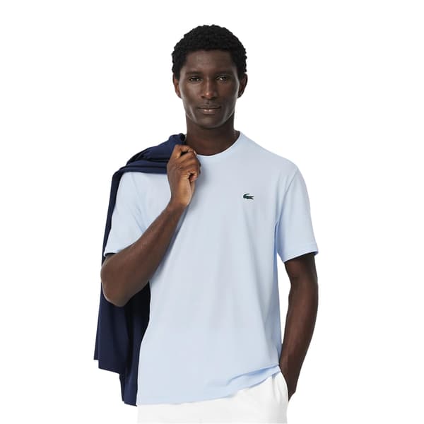 Lacoste Herr T-shirt med broderad logotyp S Blå Blue S