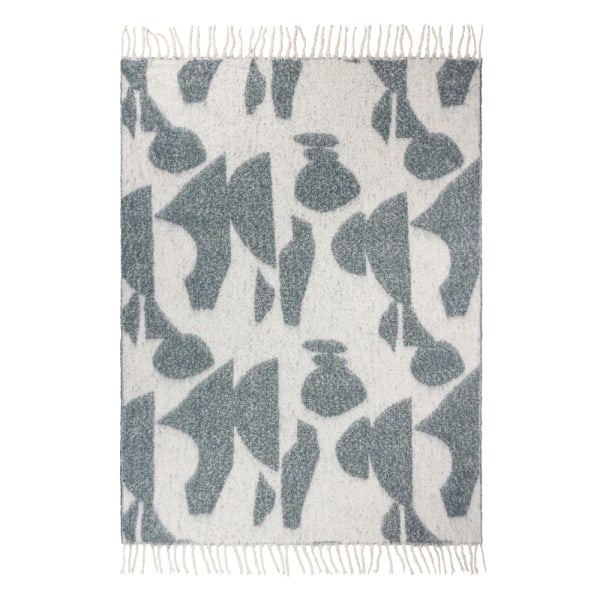 Hoem Meta Jacquard Tassel Throw 180cm x 130cm Dusk Dusk 180cm x 130cm