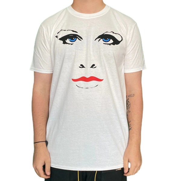Prince Unisex T-shirt för vuxna ansikten & duvor M Vit White M