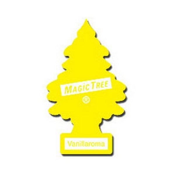 Magic Tree Vanillaroma hängande luftfräschare för bil, en storlek, gul Yellow/White One Size