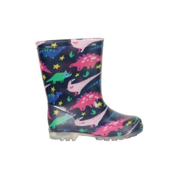 Mountain Warehouse Childrens/Kids Splash Wellington Boots 7 UK Light Teal/Black/Pink 7 UK Child