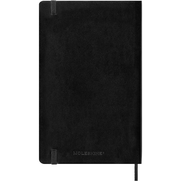 Moleskine 2025 Mjukpärmsplanerare En Storlek Solid Svart Solid Black One Size
