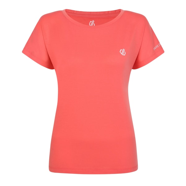 Dare 2B Womens/Ladies Persisting Marl lättviktig T-shirt 20 UK Neon Peach 20 UK