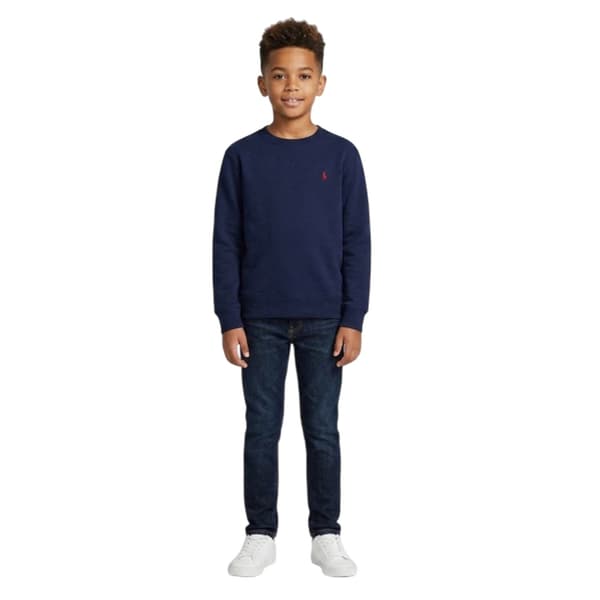 Ralph Lauren Pojkar Bomullströja 4 År Marinblå Navy 4 Years