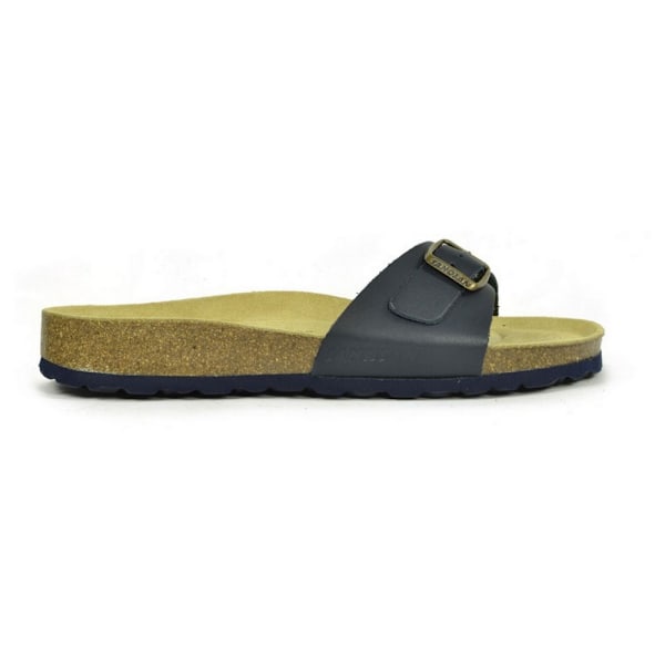 Sanosan Dam/Dam Malaga Sano Sandaler 3 UK Marinblå/Brun Navy/Brown 3 UK