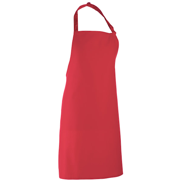 Premier Colours Haklappsförkläde / Arbetskläder (2-pack) One Size Halm Strawberry Red One Size