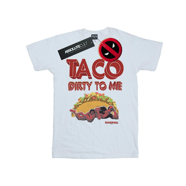 Marvel Deadpool Taco Dirty To Me T-shirt 4XL Vit White 4XL