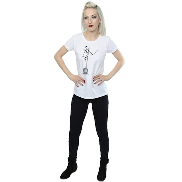 Disney Dam/Kvinnor Mardröm Innan Jul Jack Pose Cotto White XL