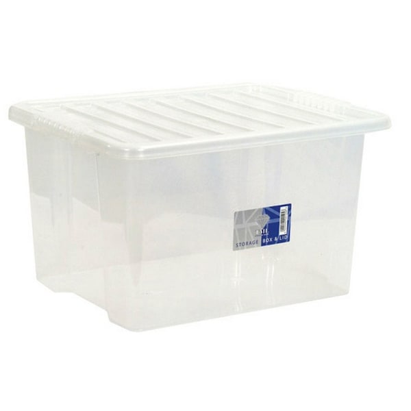 TML Förvaringslåda med lock En storlek Genomskinlig Clear One Size