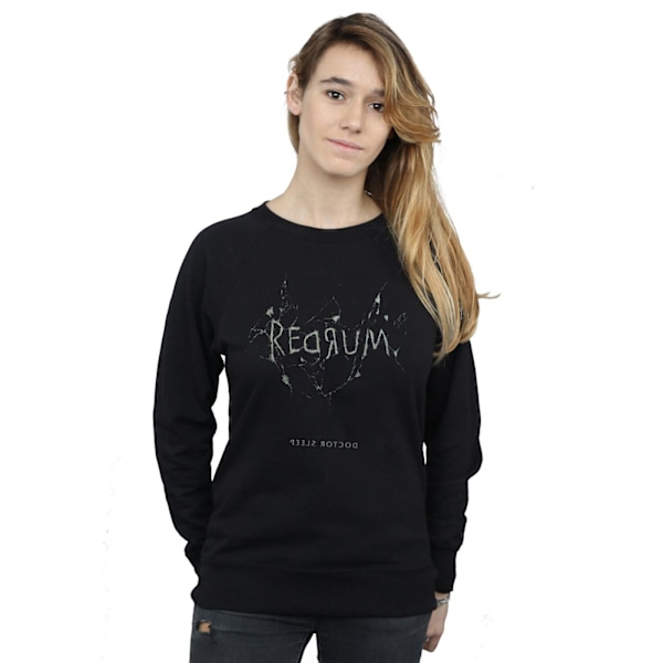 Doctor Sleep Dam/Kvinnor Redrum Cracked Sweatshirt S Svart Black S