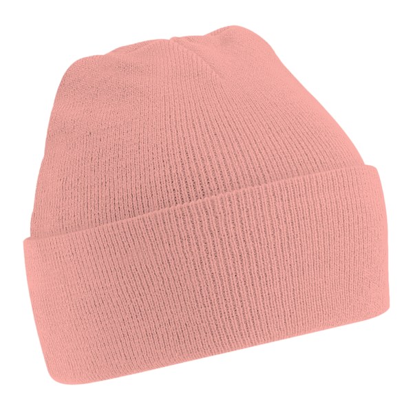 Beechfield Soft Feel Stickad Vintermössa En Storlek Blush Blush One Size