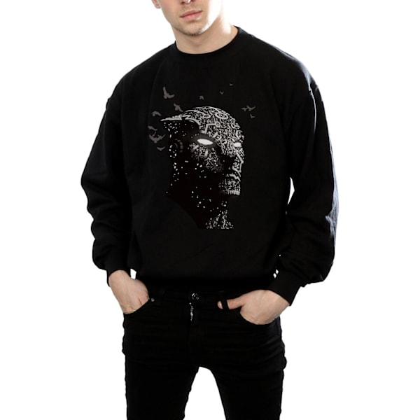 Marvel Herr Svart Panther Tribe Mask Sweatshirt XL Svart Black XL