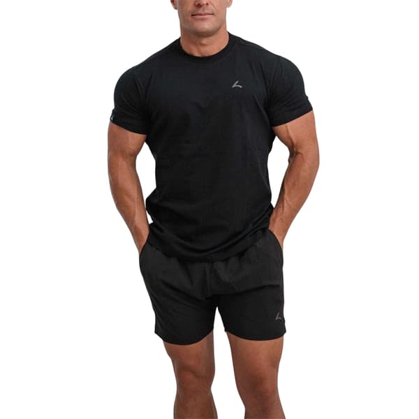 Reeva Herrshorts i mikrofiber S Svart Black S