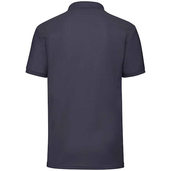 Fruit of the Loom Pique Poloskjorta för Herr S Mörk Marinblå Deep Navy S