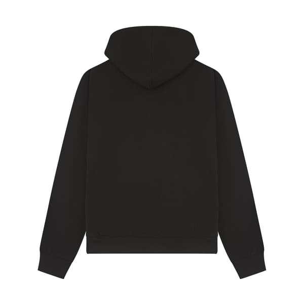 Casual Classics Unisex Vuxen Premium Kammad Bomull Oversized Huvtröja Black XL