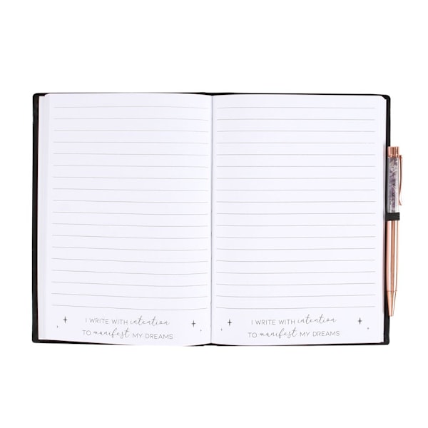 Something Different My Manifestation Amethyst Journal One Size Black/Orange One Size