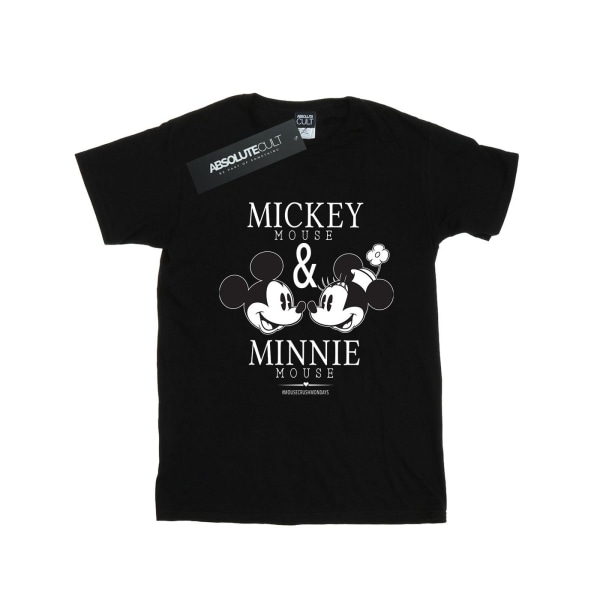 Disney Mickey och Minnie Mouse Mousecrush måndagar för kvinnor/damer Black 3XL