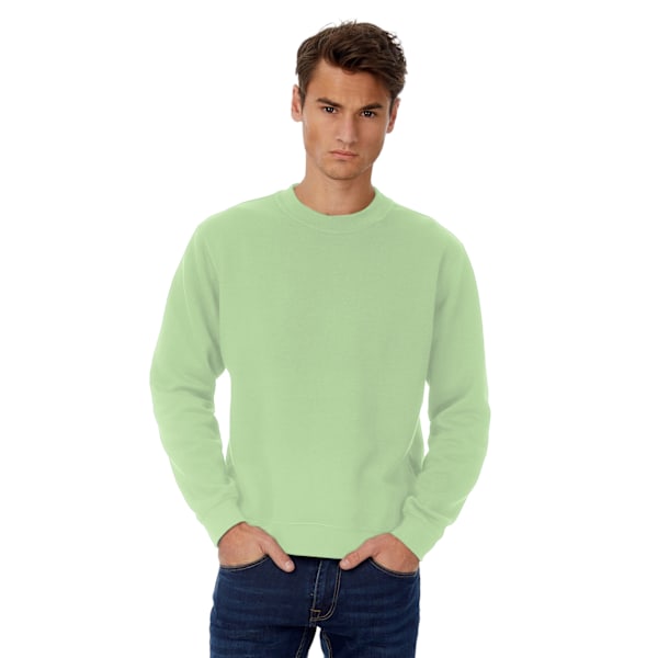 B&C Herr Set In Sweatshirt S Ljus Jade Light Jade S