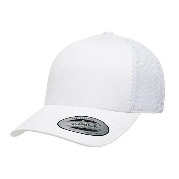 Flexfit av Yupoong 5 Panel Retro Trucker Cap One Size Vit White One Size