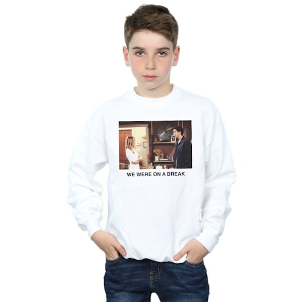 Friends Boys We Were On A Break Foto Sweatshirt 7-8 År Vit White 7-8 Years