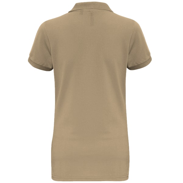 Asquith & Fox Dam/Dam Short Sleeve Performance Blend Polo Khaki XL